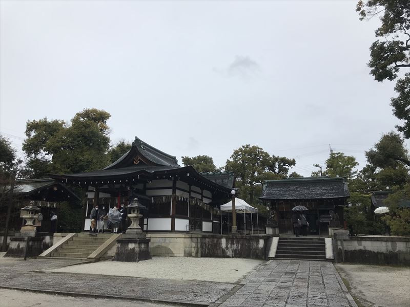 敷地神社(わら天神)京都市北区