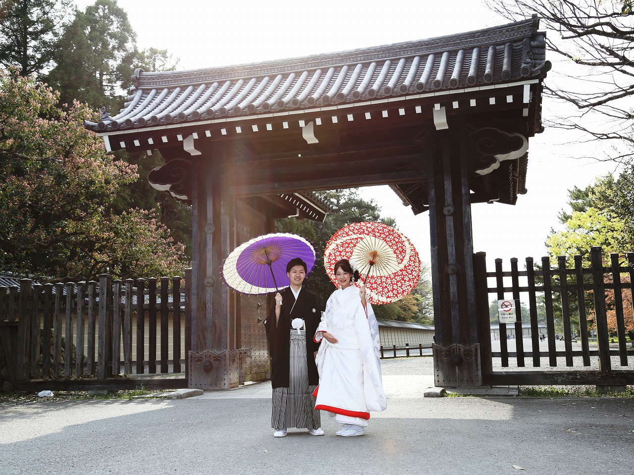 京都・梨木神社の神前結婚式